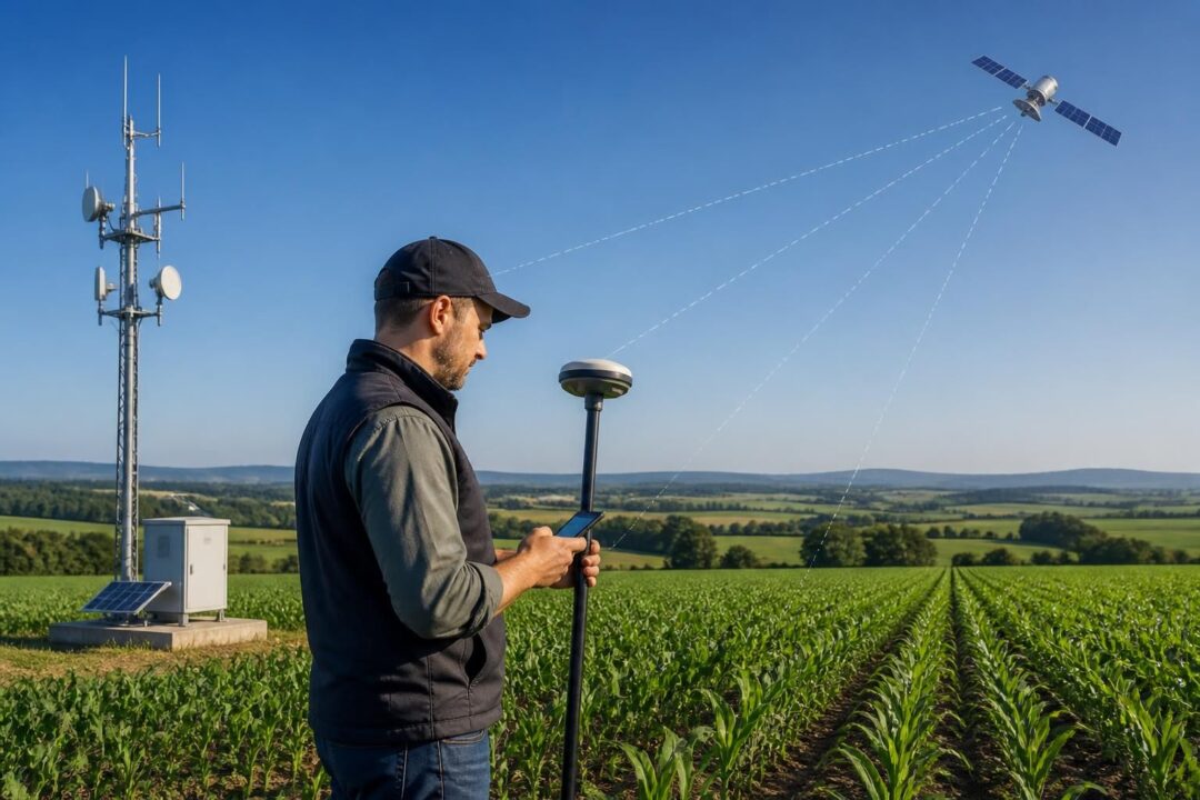 découvrez les différences entre rtk radio, rtk-vrs et rtk par satellite pour choisir la meilleure solution de correction adaptée à votre exploitation agricole ou industrielle.